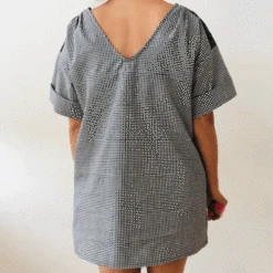 You Made My Day 14th Of May Blouse & Dress PDF (Intermediate) -CELOVE Clothing Shop 14th of May Dress easy sewing pattern V shape short sleeveless 16113.1587474614