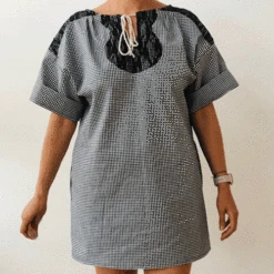 You Made My Day 14th Of May Blouse & Dress PDF (Intermediate) -CELOVE Clothing Shop 14th of May Dress easy sewing pattern tear shape short sleeves 98229.1587474609