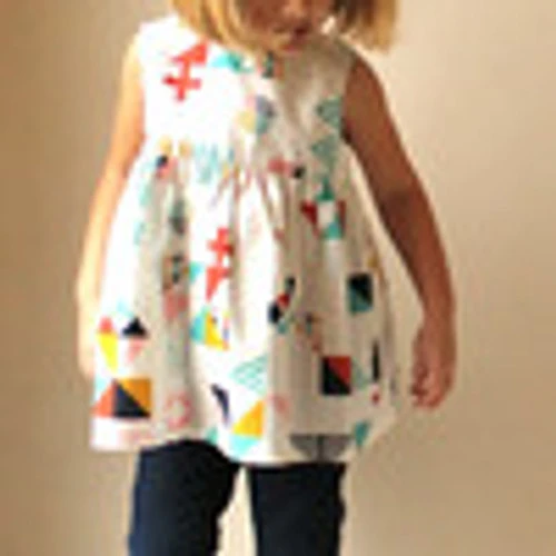 Made By Rae Geranium Dress Kids Newborn-5T (Intermediate) 1 Made By Rae Geranium Dress Kids Newborn-5T (Intermediate)