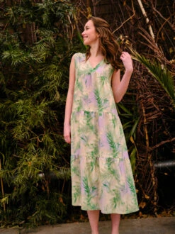 Atelier Jupe Lea Summer Dress PDF (Beginner) -CELOVE Clothing Shop AJ TropicalGreen M2 09113.1684921540