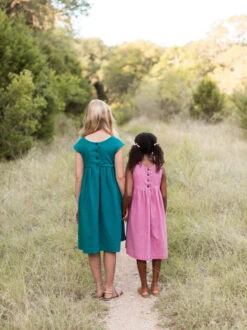 Made By Rae Geranium Dress Kids 6-12 (Intermediate) -CELOVE Clothing Shop Geranium bigs FINAL 3 20805.1655978488