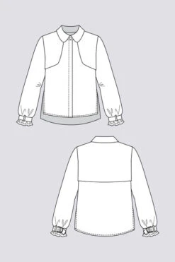 Named Helmi Trench Blouse & Tunic Dress PDF (Intermediate) -CELOVE Clothing Shop Helmi2 Tech 39121.1663151471