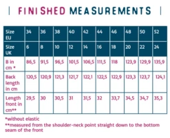Atelier Jupe Lea Summer Dress PDF (Beginner) -CELOVE Clothing Shop Lea finished measurements 46364.1684921552