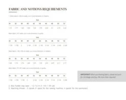 Vikisews Lucia Dress PDF (Intermediate) 29 Vikisews Lucia Dress PDF (Intermediate) -CELOVE Clothing Shop Lucia Fabric and notion requirements 82286.1674659696