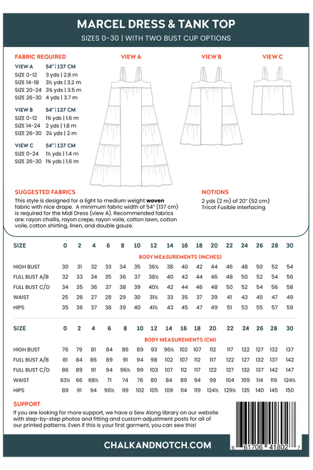 Chalk & Notch Marcel Dress & Tank Top (Beginner) 3 Chalk & Notch Marcel Dress & Tank Top (Beginner) - Image 3