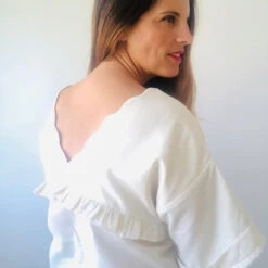 You Made My Day 14th Of May Blouse & Dress PDF (Intermediate) -CELOVE Clothing Shop Scalloped V neckline You Made My Day Patterns 14th of May Blouse and Dress Pattern 40513.1587474630