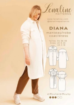 Lenaline Patterns Diana Dress & Coat PDF (Intermediate) -CELOVE Clothing Shop Screen Shot 2020 11 20 at 11.58.02 49541.1605873636