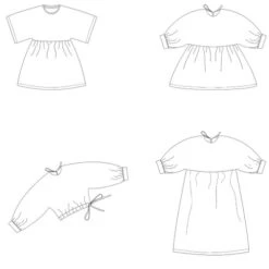 Bel' Etoile Kid's Vita Dress & Blouse PDF (Beginner) -CELOVE Clothing Shop Shop front Vita kids 87339.1658401614