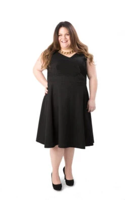 Cashmerette Upton Dress (Intermediate) -CELOVE Clothing Shop UptonDressBlack 33888.1626440510
