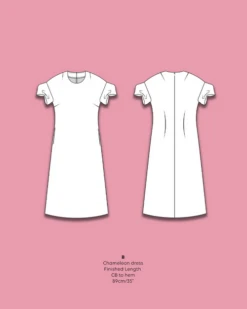 Pattern Cutting Deconstructed Chameleon Dress And Morigami Sleeve PDF (Intermediate) -CELOVE Clothing Shop image 02605.1621608530