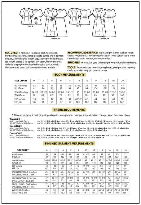 Sew House Seven The Tea House Top & Dress (Intermediate) 16 Sew House Seven The Tea House Top & Dress (Intermediate) - Image 16