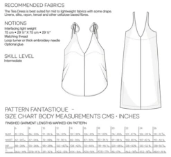 Pattern Fantastique Teia Dress & Cami (Intermediate) -CELOVE Clothing Shop image 05632.1635512147