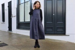 Tessuti Felicia Pinafore Dress SIZES 18-22 (Beginner) -CELOVE Clothing Shop image 08718.1621005811