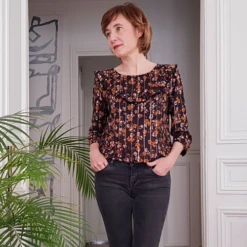 Dress Your Body Walk Like Me Blouse PDF (Intermediate) -CELOVE Clothing Shop image 09157.1623923708