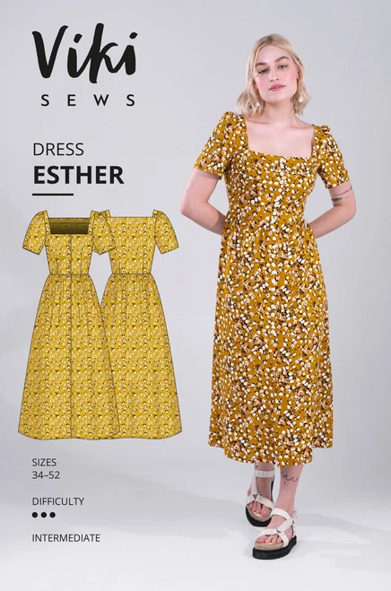 Vikisews Esther Dress PDF (Intermediate) 10 Vikisews Esther Dress PDF (Intermediate) - Image 10