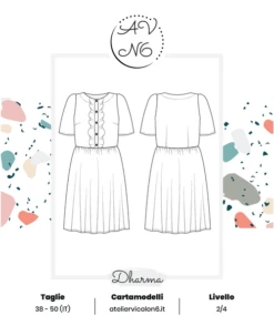Atelier Vicolo N.6 Dharma Dress PDF (Intermediate) -CELOVE Clothing Shop image 14806.1642155192