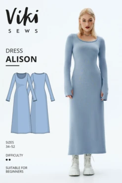 Vikisews Alison Dress PDF (Beginner) -CELOVE Clothing Shop image 15342.1679496805