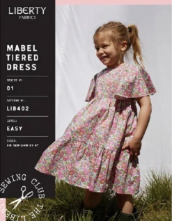 Liberty Mabel Tiered Girls' Dress (Beginner)