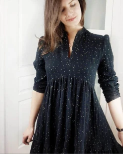 French Poetry Pleiades 2 Dress XS-XL (Intermediate) -CELOVE Clothing Shop image 21128.1700059948