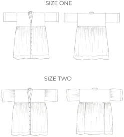 Birgitta Helmersson Zero Waste Gather Dress PDF UPDATED (Beginner) -CELOVE Clothing Shop image 21945.1663757840