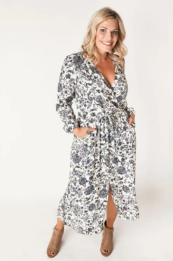 Chalk & Notch Orchid Midi Dress PDF (Intermediate) -CELOVE Clothing Shop image 26224.1627648720