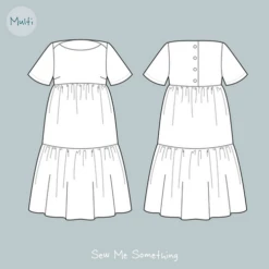 Sew Me Something Angelica Dress SIZES 18-30 (Beginner) -CELOVE Clothing Shop image 26576.1628251982