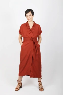 Sew House Seven Wildwood Wrap Dress BUST 31" - 47" (Intermediate) -CELOVE Clothing Shop image 26630.1688557844