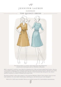 Jennifer Lauren Handmade Mayberry Dress PDF (Intermediate)