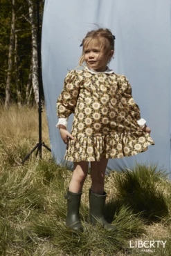 Liberty Penny Collar Girls' Dress (Beginner) -CELOVE Clothing Shop image 29922.1581422347