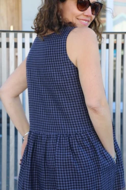 Tessuti Felicia Pinafore Dress SIZES 18-22 (Beginner) -CELOVE Clothing Shop image 31694.1621005811