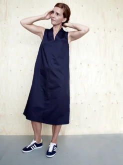 The Assembly Line V-Neck Dress (Beginner) -CELOVE Clothing Shop image 32793.1548942782