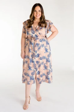 Chalk & Notch Orchid Midi Dress PDF (Intermediate) -CELOVE Clothing Shop image 33215.1627648729