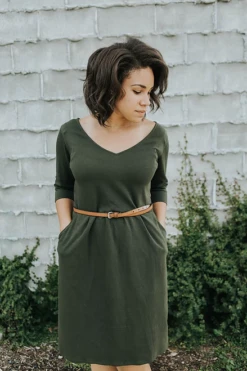 Sew To Grow Meridan Knit Dress PDF (Beginner)