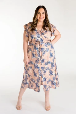 Chalk & Notch Orchid Midi Dress PDF (Intermediate) -CELOVE Clothing Shop image 37668.1627648724