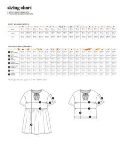 Les Perlines Evergreen Top & Dress PDF (Beginner) -CELOVE Clothing Shop image 42056.1695204409