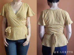 Untitled Thoughts Mathilde Wrap Dress & Peplum Top PDF (Beginner) -CELOVE Clothing Shop image 44385.1593776683