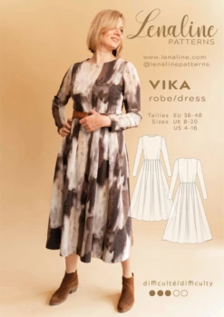 Lenaline Patterns Vika Dress PDF (Intermediate) -CELOVE Clothing Shop image 47818.1611316704