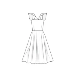 Lenaline Patterns Lessya Dress BUST 31" - 39" PDF (Intermediate) -CELOVE Clothing Shop image 47976.1631261476