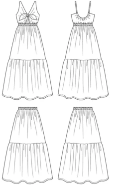 Named Kerttu Knot Dress & Skirt PDF (Intermediate) -CELOVE Clothing Shop image 49094.1650619922