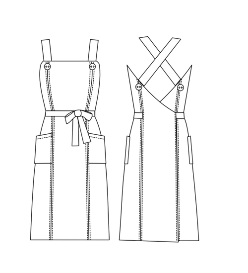 Alice + Co Adele Apron Dress PDF (Beginner) 5 Alice + Co Adele Apron Dress PDF (Beginner) - Image 5