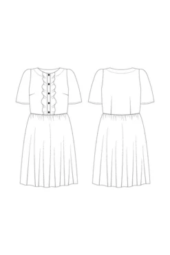 Atelier Vicolo N.6 Dharma Dress PDF (Intermediate) -CELOVE Clothing Shop image 50153.1642155198