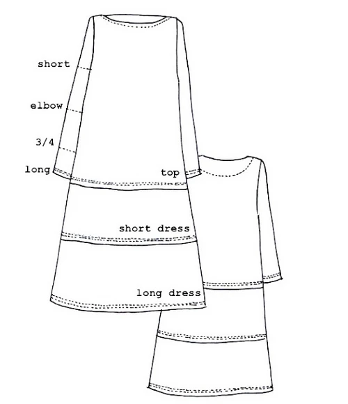 Tessuti Frankie Top & Dress (Beginner) 4 Tessuti Frankie Top & Dress (Beginner) - Image 4