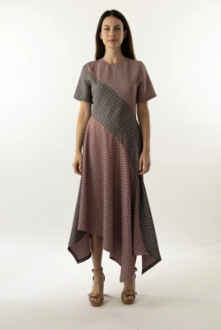 Trend Patterns Bias T-Shirt Dress PDF (Intermediate)