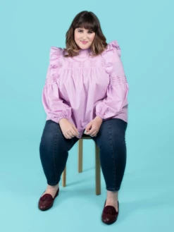 Tilly And The Buttons Marnie Blouse & Dress SIZES 6-34 (Intermediate) -CELOVE Clothing Shop image 55977.1660835540