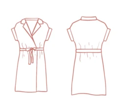 Atelier Jupe Florence Wrap Dress (Intermediate) -CELOVE Clothing Shop image 56899.1679477705