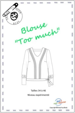 Dress Your Body Too Much Blouse PDF (Intermediate) -CELOVE Clothing Shop image 60004.1623417189