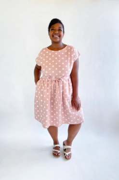 Jennifer Lauren Handmade Isla Wrap Dress SIZES 16-34 PDF (Intermediate)