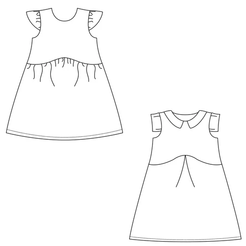 Bel' Etoile Kid's Vienna Dress PDF (Beginner) 2 Bel' Etoile Kid's Vienna Dress PDF (Beginner) - Image 2