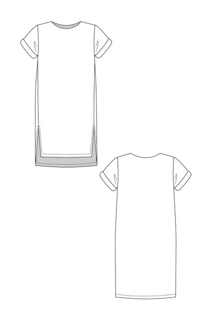Named Inari Tee Dress & Crop Tee PDF (Beginner) 10 Named Inari Tee Dress & Crop Tee PDF (Beginner) - Image 10