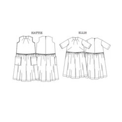 Merchant & Mills The Ellis & Hattie Dress SIZES 8-18 (Beginner) -CELOVE Clothing Shop image 65980.1688398965